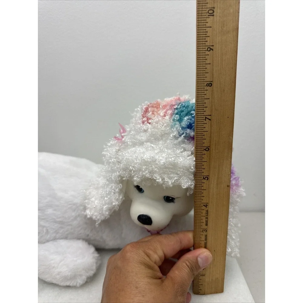 Puppy Surprise Plush STACY No Puppies White Poodle Dog Stuffed Toy 12